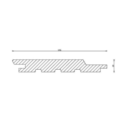 Elewacja modrzew Budmax 20x146 mm