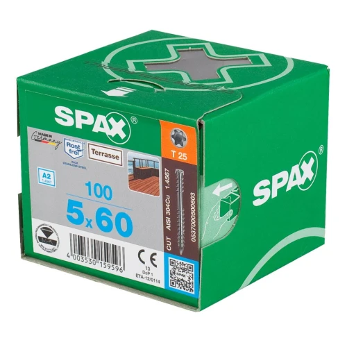 Spax-D wkręt tarasowy 5,0x60