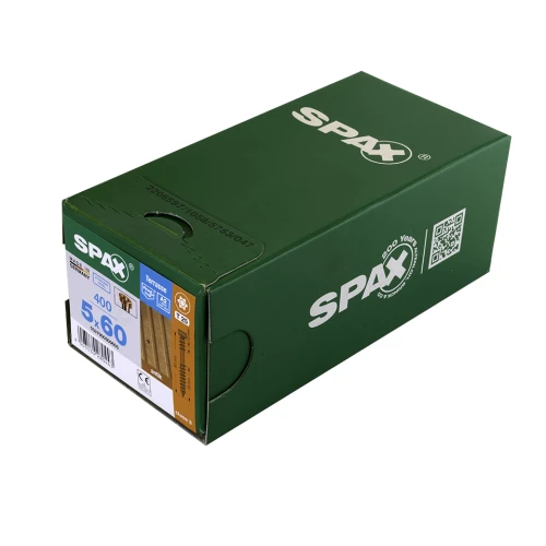 Spax-D 5.0x60 A2TX stare złoto. 400 szt.