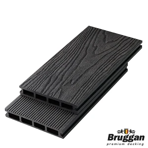 Deska BRUGGAN ELEGANT LIGHT 3D 25x150x4000 ANTHRACITE