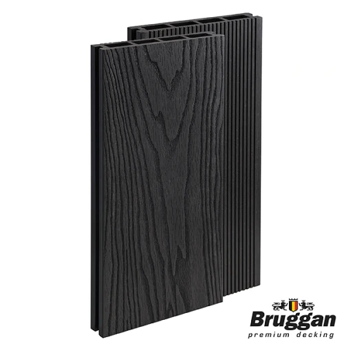 Deska tarasowa, kompozytowa BRUGGAN ELEGANT LIGHT 3D 25x150x4000mm , kolor ANTHRACITE