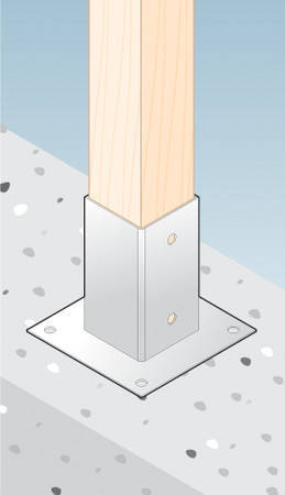 Kotwa na beton B 140x140 mm
